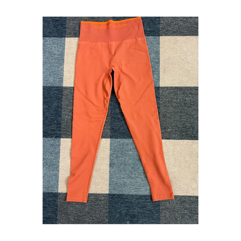 Outdoor Voices Ribbed high waisted legging size small